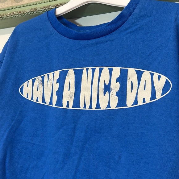 Grayson Threads Blue Have a Nice Day Tee short sleeve happy days ahead size 4-5 - Picture 3 of 4